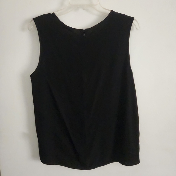 Sandro Tank Top Forest Green And Black Size 3 Business Career Wear, size large - Picture 3 of 6